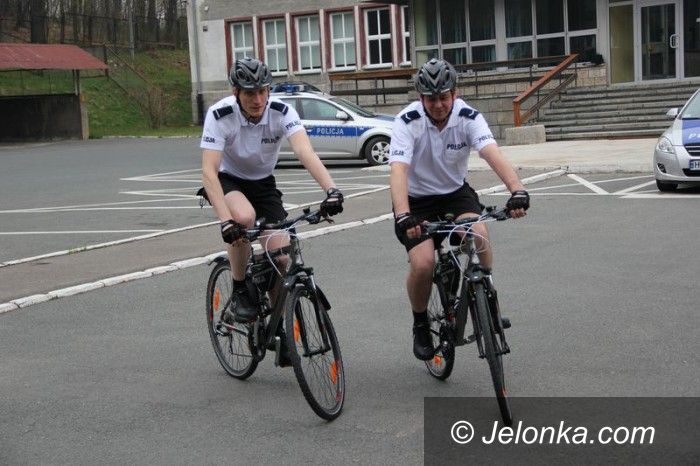 Jelenia Góra: Ruszyły policyjne patrole rowerowe