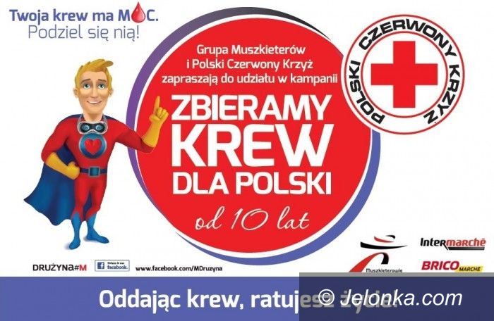 Jelenia Góra: Zbiórka krwi z Grupą Muszkieterów