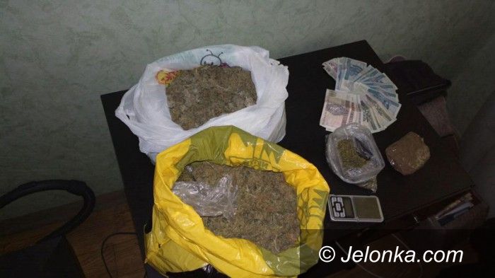 Jelenia Góra: Ponad 1 kg marihuany nie trafi do sprzedaży