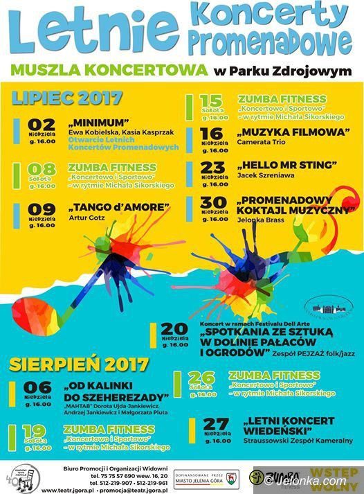 Jelenia Góra: Startują Letnie Koncerty Promenadowe