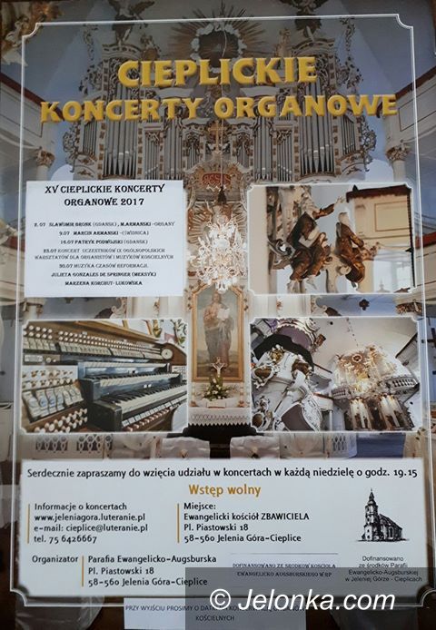 Jelenia Góra: XV Cieplickie Koncerty Organowe od jutra
