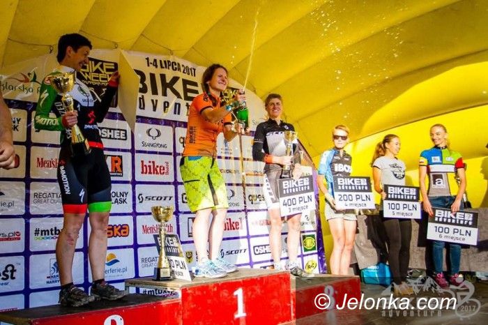 Szklarska Poręba: Bartosz Janowski i Nadia Kolomiets wygrywają Bike Adventure