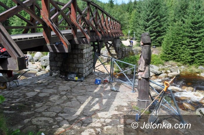Szklarska Poręba: Most na Izerze po remoncie