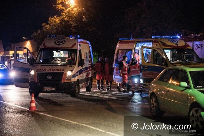 Jelenia Góra: Zderzenie dwóch aut, 4 osoby poszkodowane
