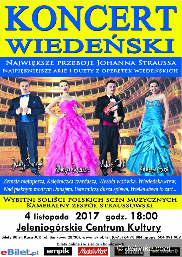 Jelenia Góra: Koncert Wiedeński wkrótce w JCK