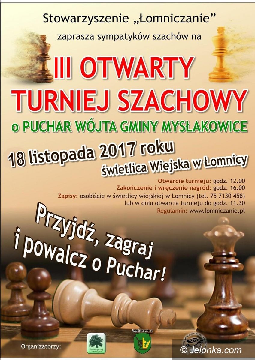Mysłakowice: Turniej szachowy w Łomnicy