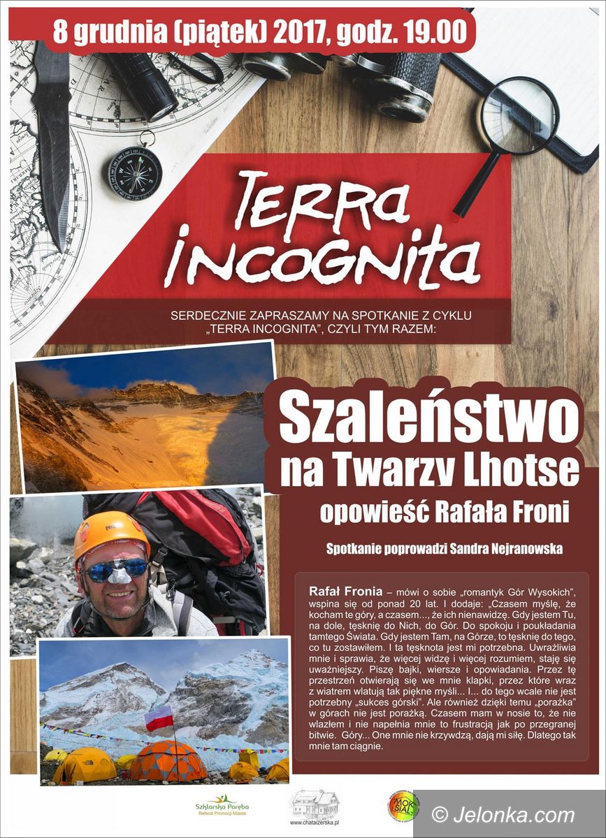 Szklarska Poręba: Spotkanie z Rafałem Fronią w cyklu Terra Incognita