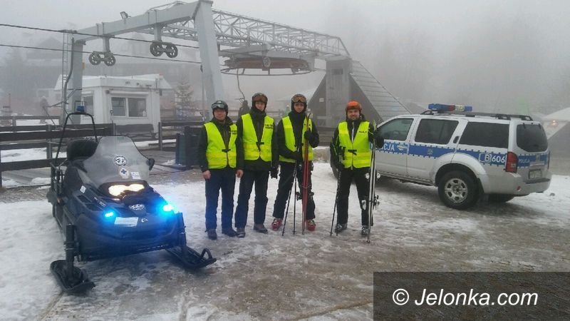 Szklarska Poręba: Policyjne patrole narciarskie na stokach