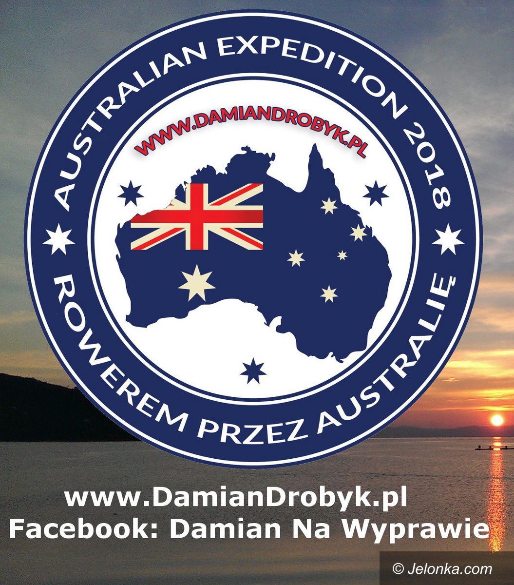 Jelenia Góra: Damian Drobyk rusza rowerem po Australii