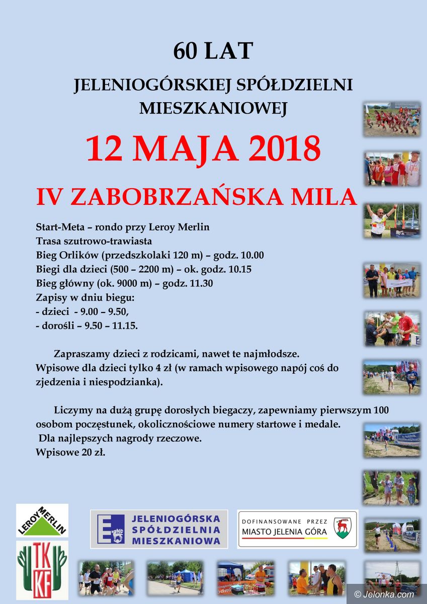 Jelenia Góra: IV Zabobrzańska Mila – już jutro!