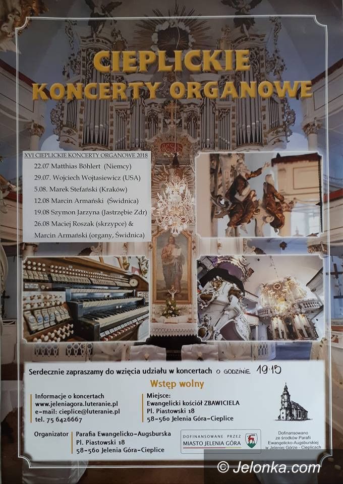 Jelenia Góra: Cieplickie Koncerty Organowe – od dzisiaj