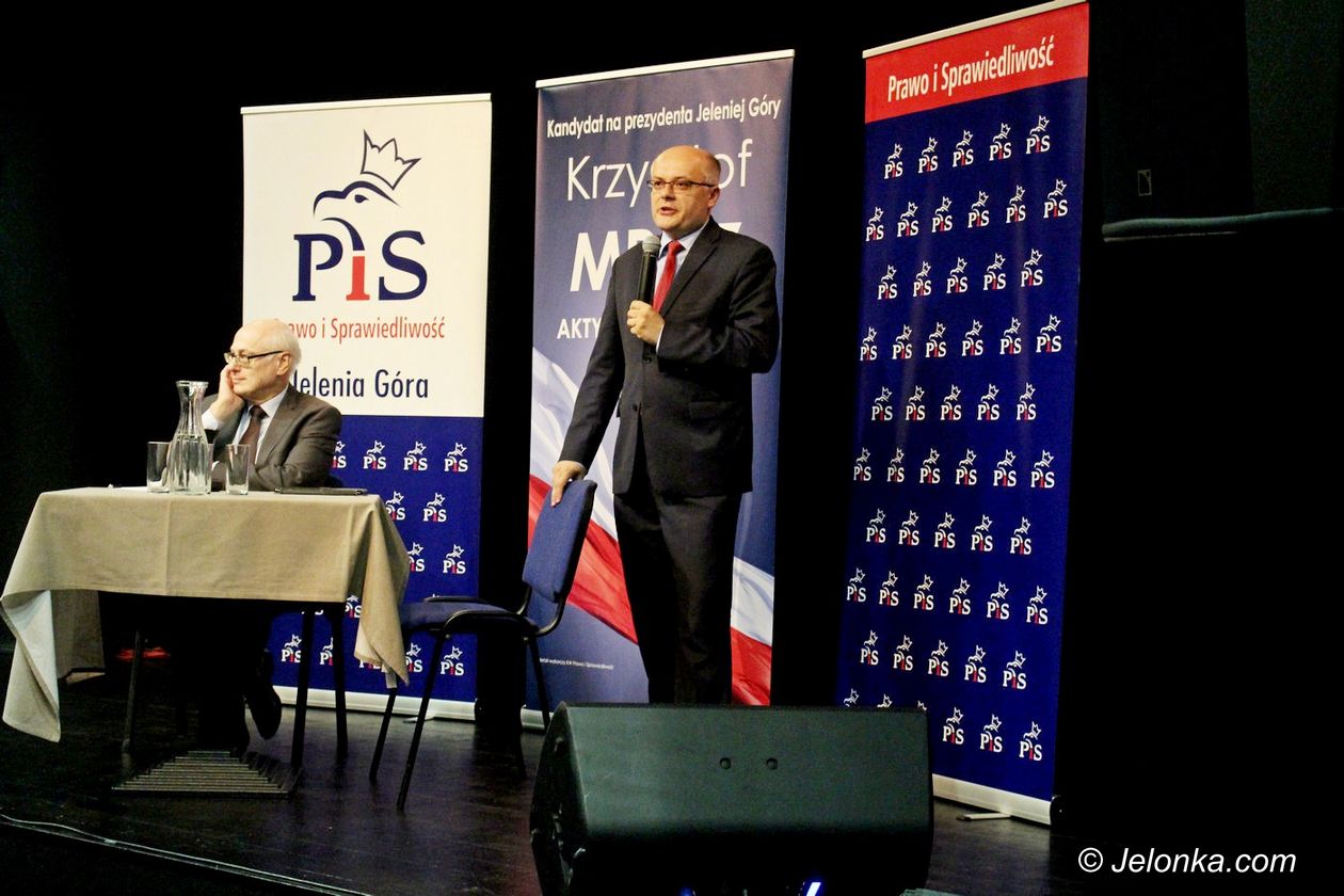 Jelenia Góra: Profesor Krasnodębski wspiera kandydata PiS