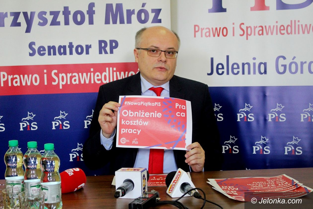 Jelenia Góra: Senator Mróz o "piątce"