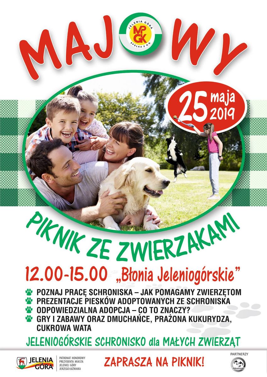 Jelenia Góra: Piknik ze zwierzakami w sobotę