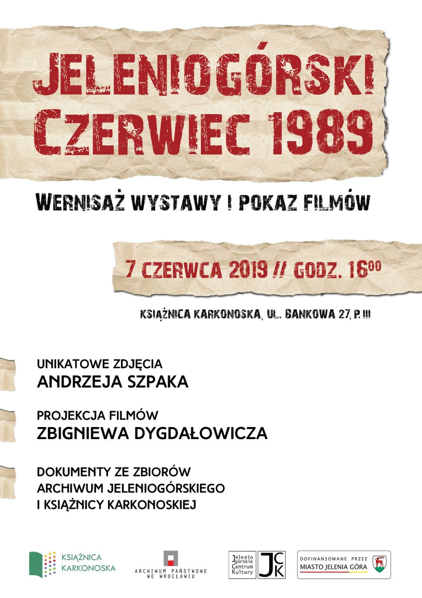 Jelenia Góra: Jeleniogórski Czerwiec 1989 – w Książnicy