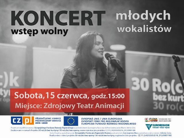 Jelenia Góra: Koncert młodych wokalistów – 30. ro(c)k bez kurtyny