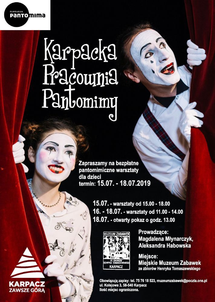 Karpacz: Warsztaty pantomimy w Karpaczu