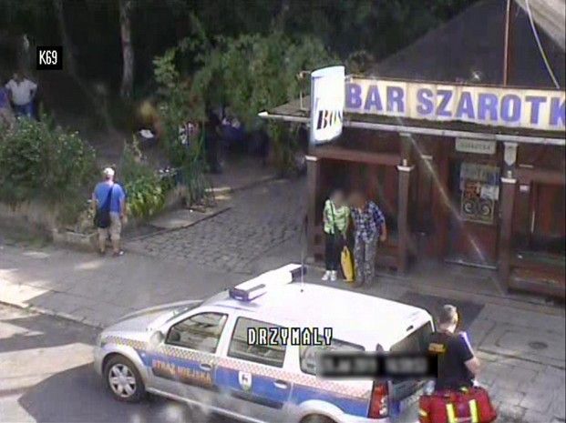 Jelenia Góra: Interwencja strażników przy ulicy Drzymały