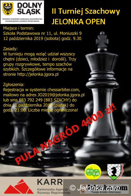 Jelenia Góra: Powalczą szachiści, w puli aż 4000 zł!