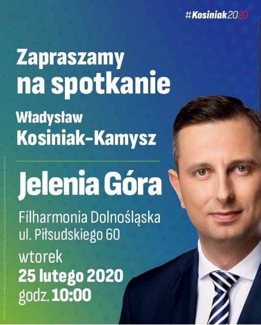 Jelenia Góra: Spotkanie z Władysławem Kosiniakiem – Kamyszem