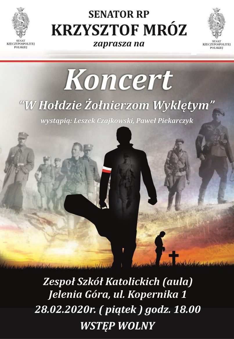 Jelenia Góra: Koncert w hołdzie żołnierzom wyklętym