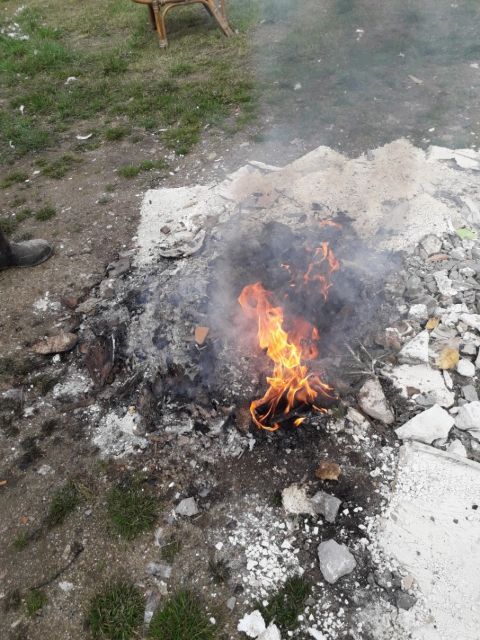 Jelenia Góra: Spalał odpady przy ulicy Wrocławskiej