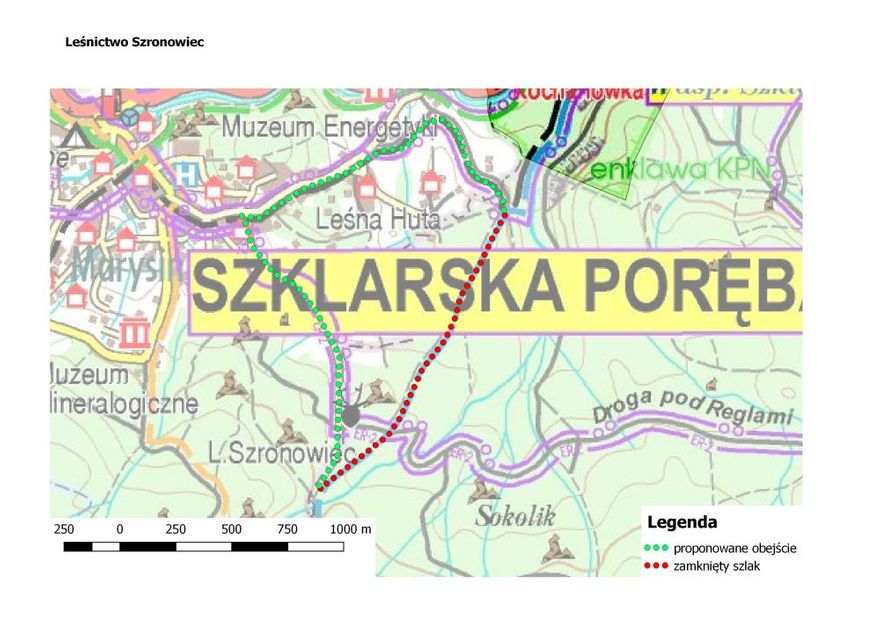 Szklarska Poręba: Zamknięty szlak w Szklarskiej Porębie