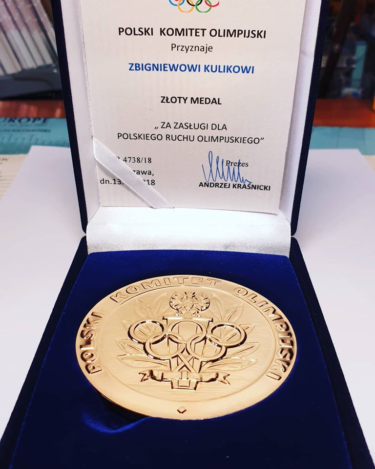 Karpacz: Medal od PKOL dla Zbigniewa Kulika