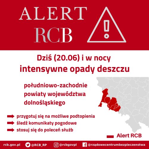 Lwówek Śląski: Alert RCB w Lwówku Śląskim