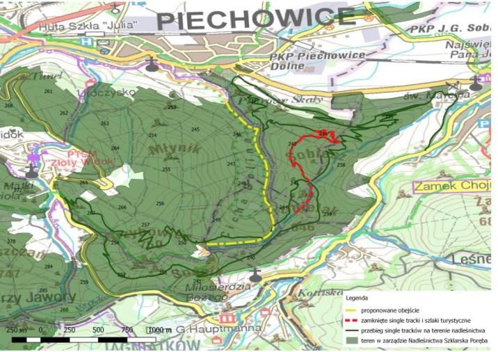 Powiat: Zamknięty szlak w okolicy Sobieszowa