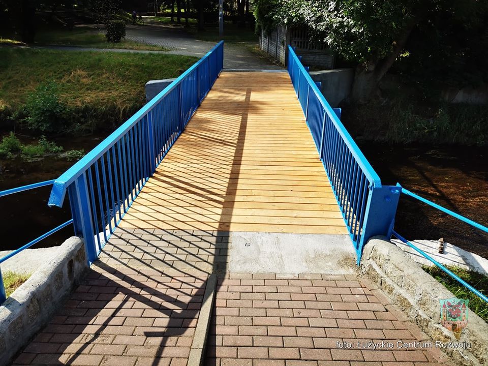 Lubań: Odnowiono mostki nad Siekierką