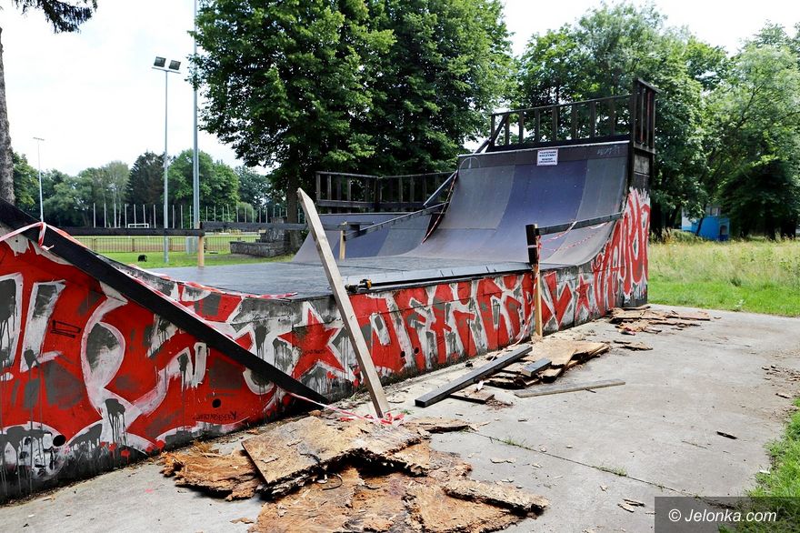 Jelenia Góra: MOS naprawia skatepark