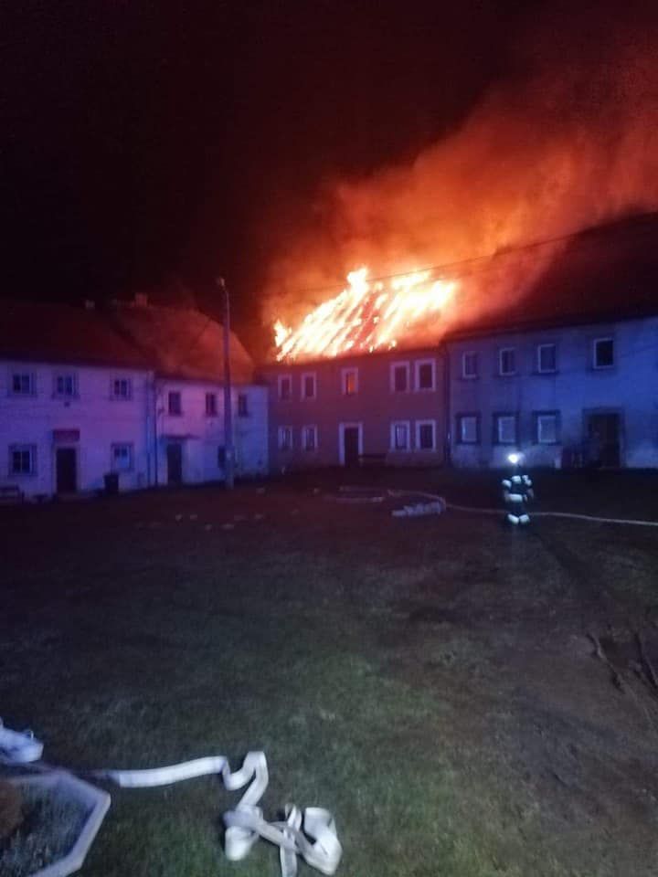 Złotniki Lubańskie: Płonął budynek mieszkalny