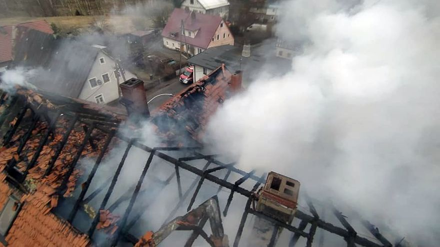 Karpniki: Pożar domu w Karpnikach