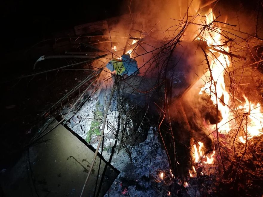 Jelenia Góra: Spalał odpady i zignorował miejskich strażników
