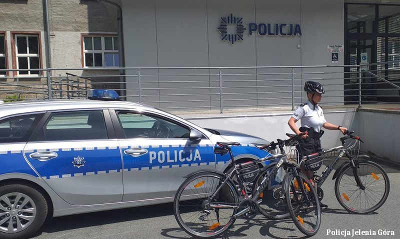 Jelenia Góra: Policjanci na rowerach