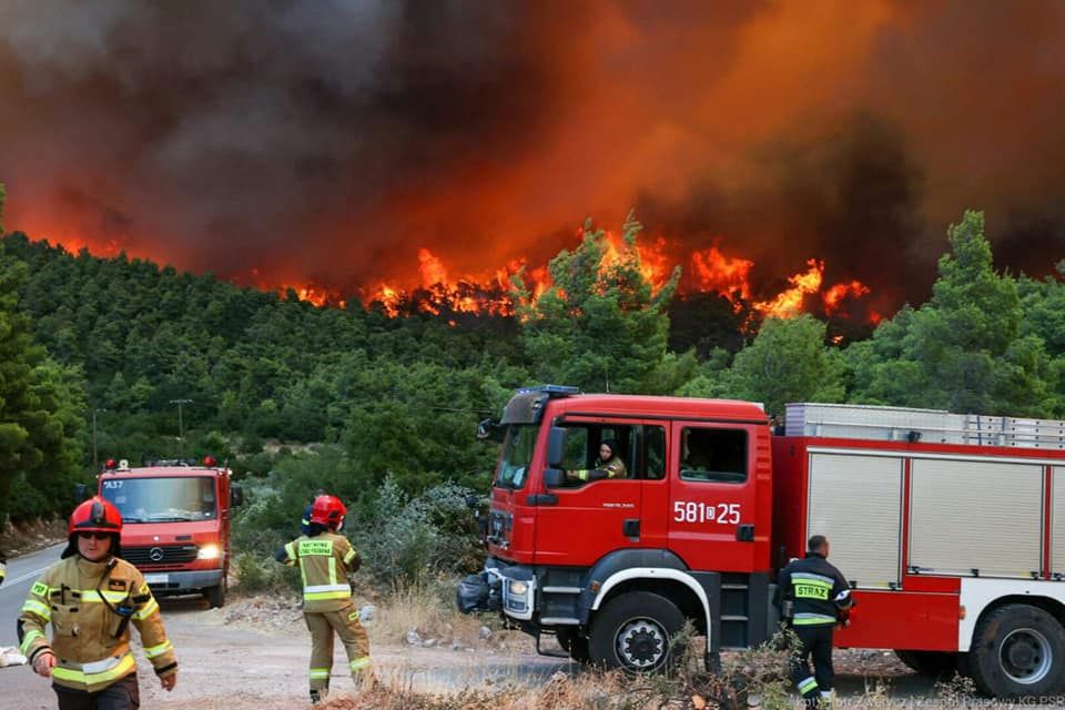Jelenia Góra: Kolejni nasi strażacy pojechali do Grecji