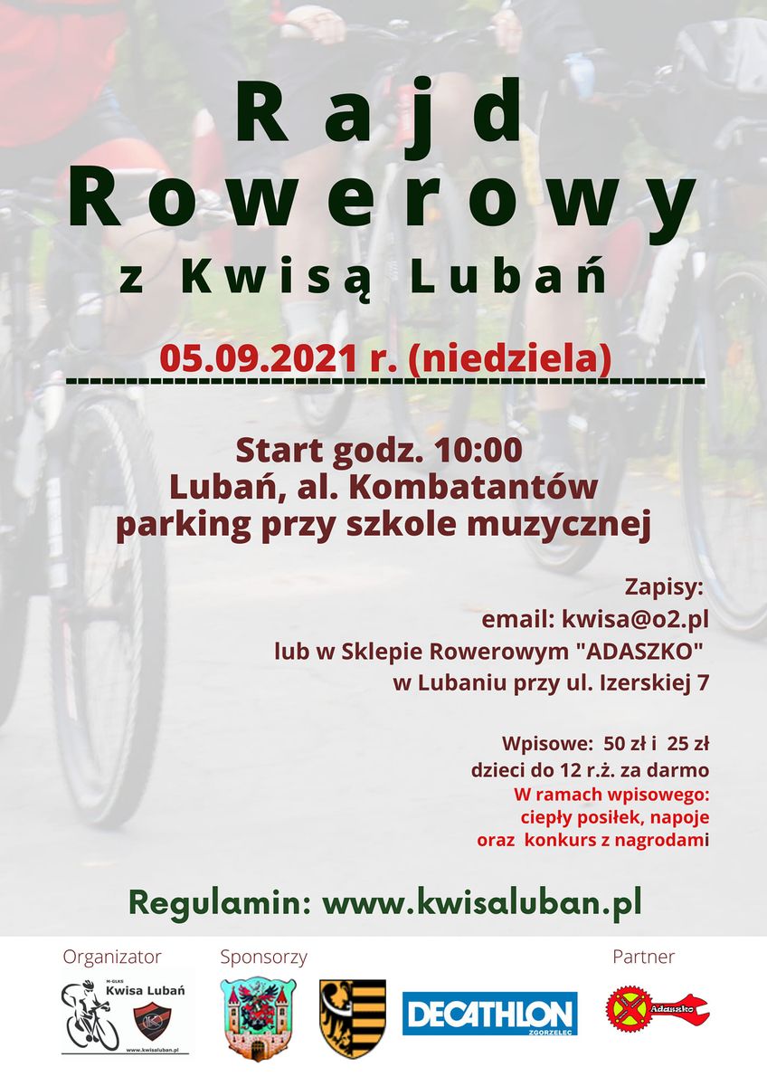 Lubań: Rajd rowerowy z Kwisą
