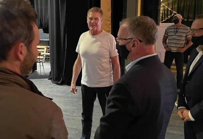 Jelenia Góra: Hasselhoff zakończył zdjęcia w Teatrze Norwida