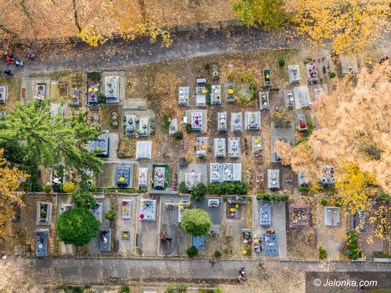 Jelenia Góra: Cmentarze z lotu ptaka