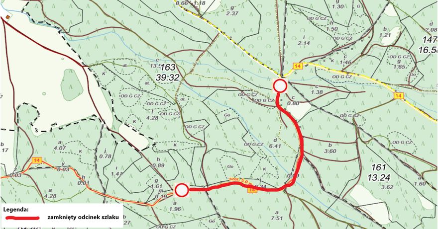 Powiat: Zamknięty szlak w Rudawach