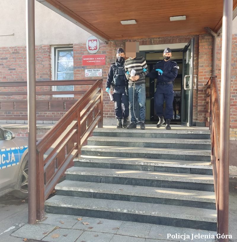 Jelenia Góra: Aresztowany za rozbój na matce