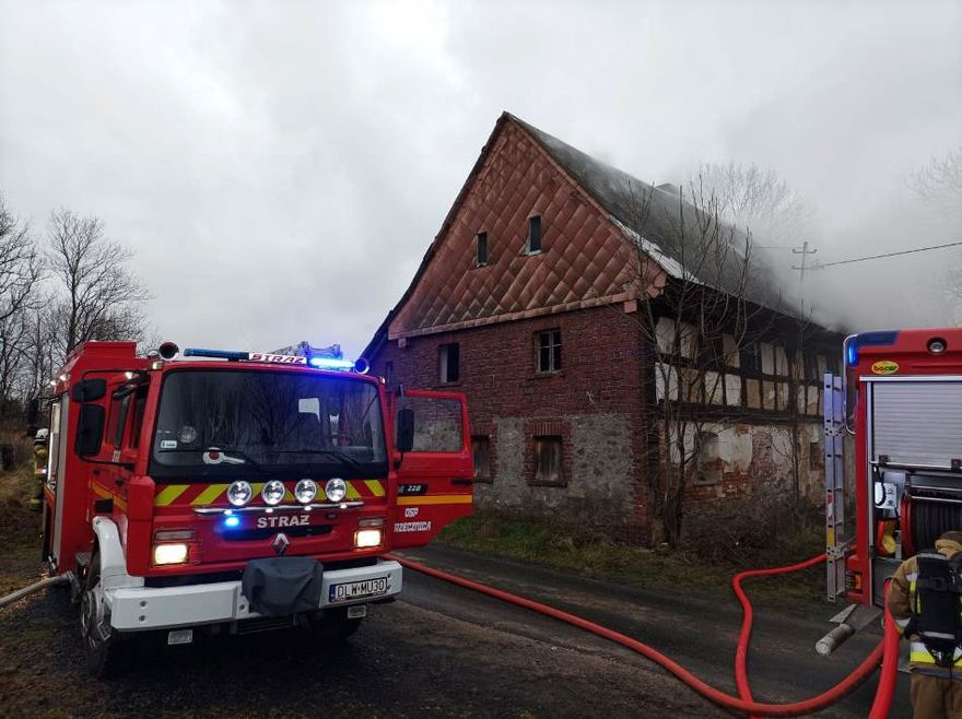 Gmina Mirsk: Pożar budynku