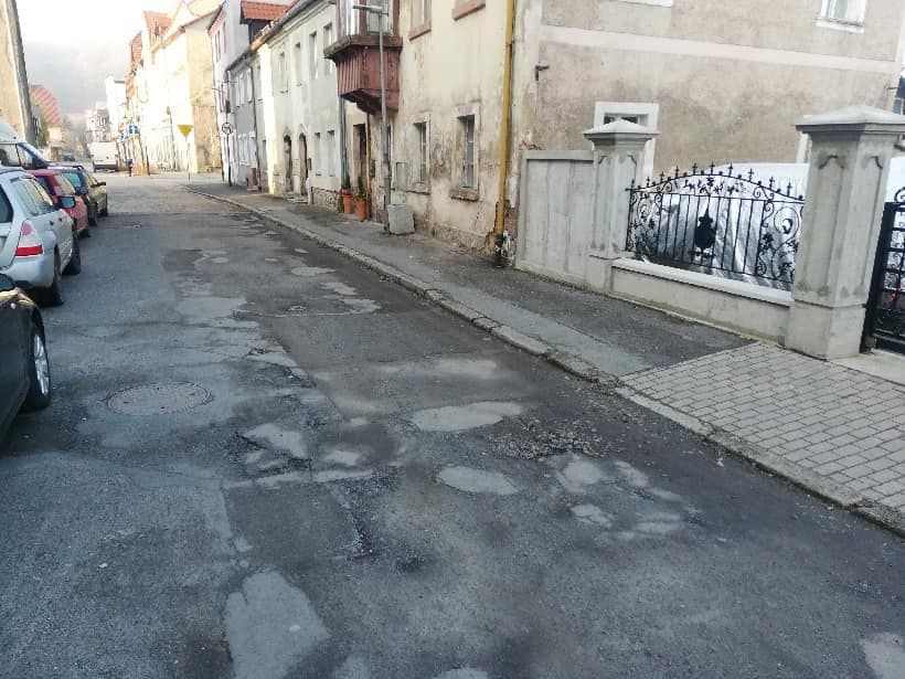 Wleń: Ulica do remontu