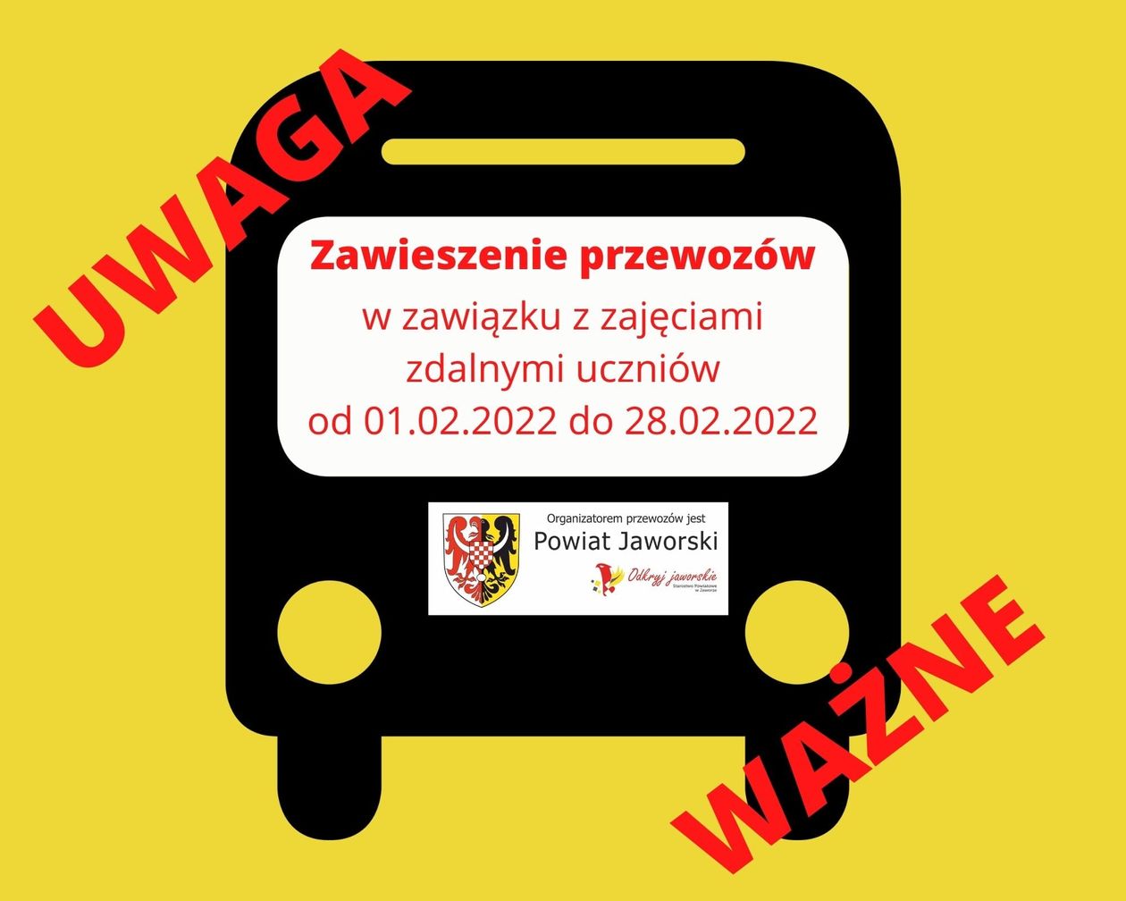 Powiat jaworski: Transport zawieszony