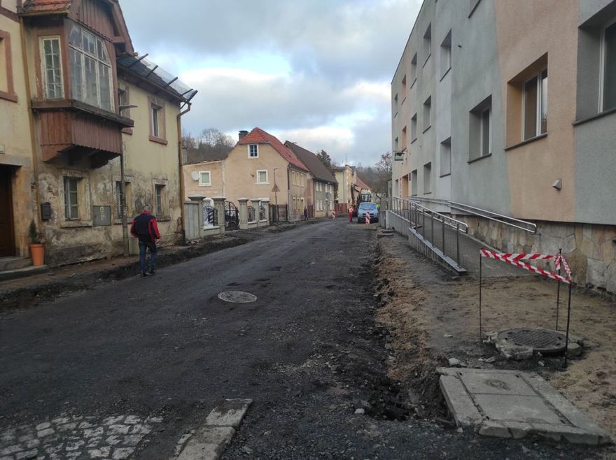 Wleń: Trwa remont ulicy