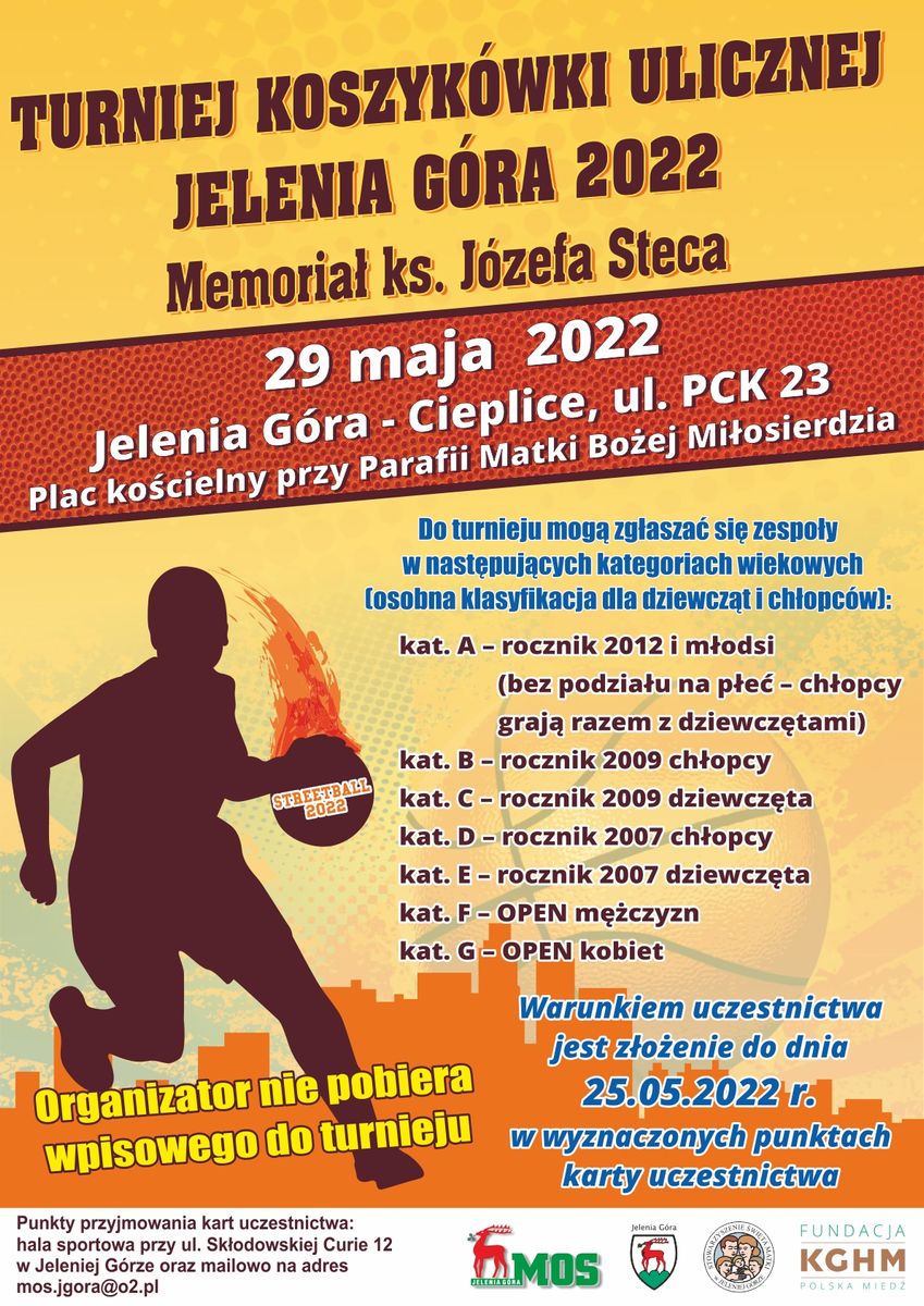 Jelenia Góra: Weź udział w turnieju koszykówki ulicznej