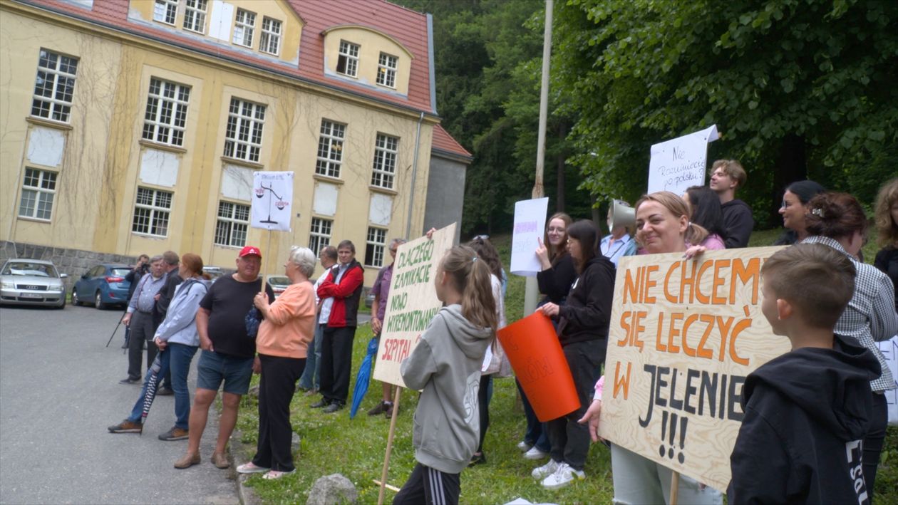 Jelenia Góra: Protest ws. szpitala