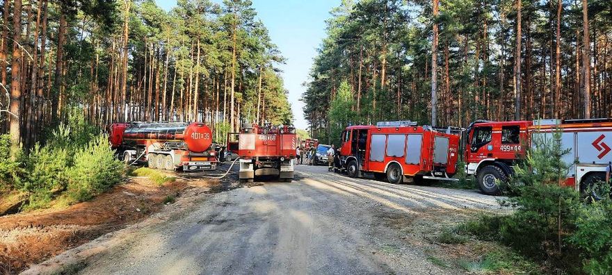 Powiat bolesławiecki: Palił się las