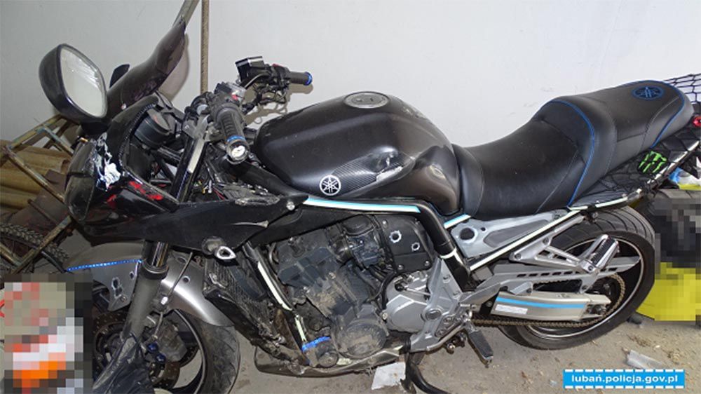 Lubań: Motocykl odzyskany